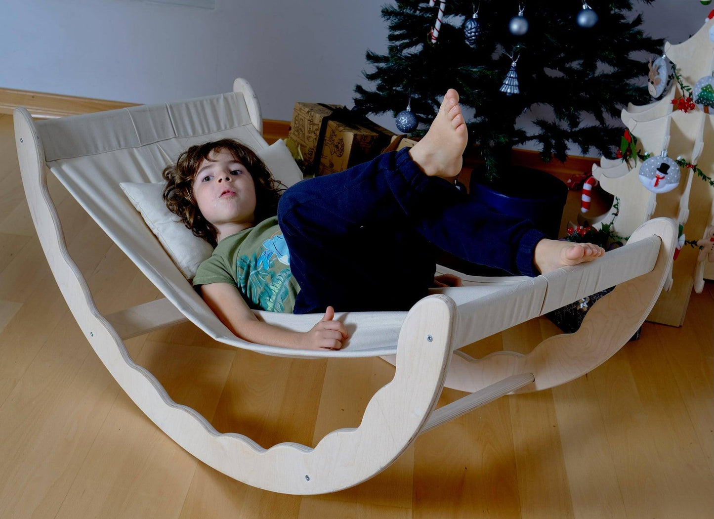 Wooden Hammock for Toddler-2