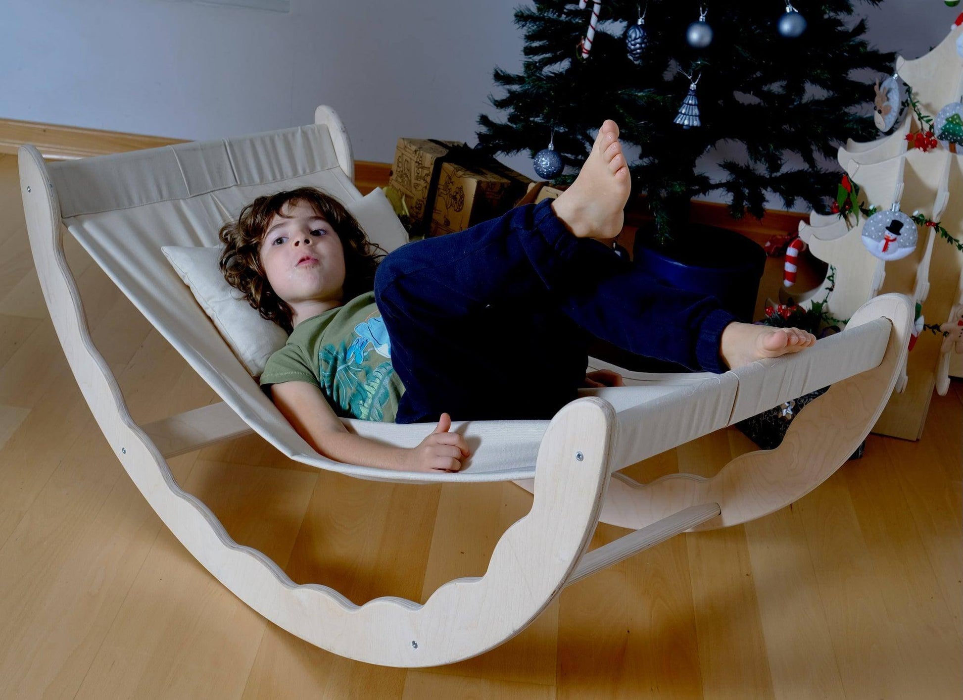 Wooden Hammock for Toddler-2